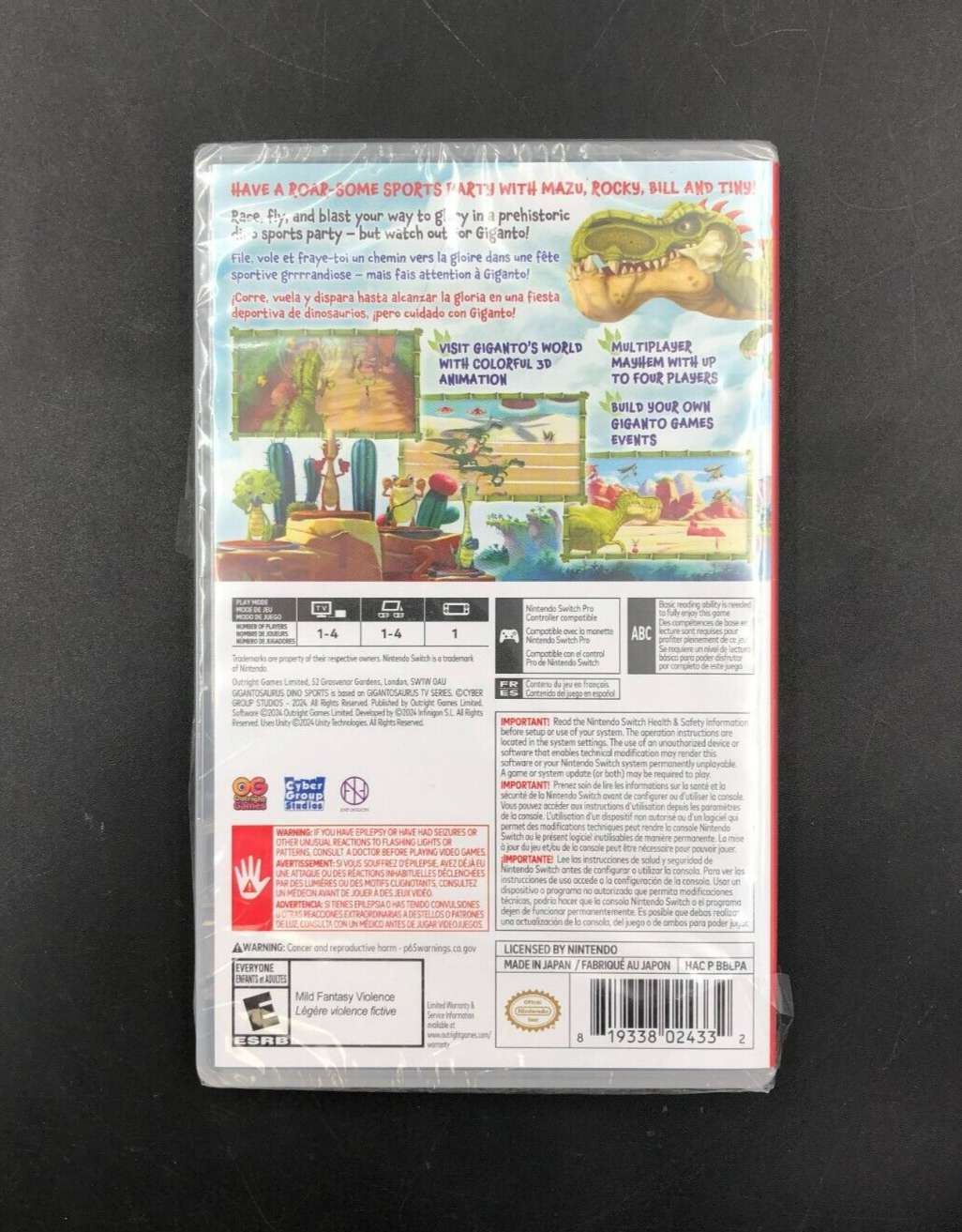 Gigantosaurus: Dino Sports (Nintendo Switch) - BRAND NEW