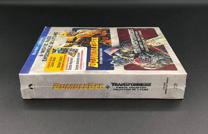 Bumblebee + Transformers - 6-Movie Collection (Blu-Ray) w/ Comic Book - NEW