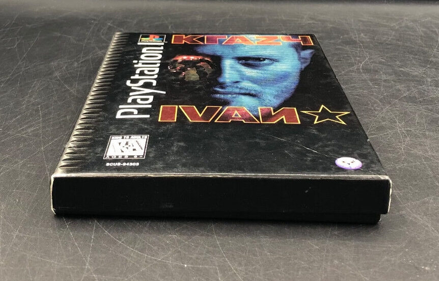 Krazy Ivan (PlayStation 1, PS1) Long Box w/ Manual