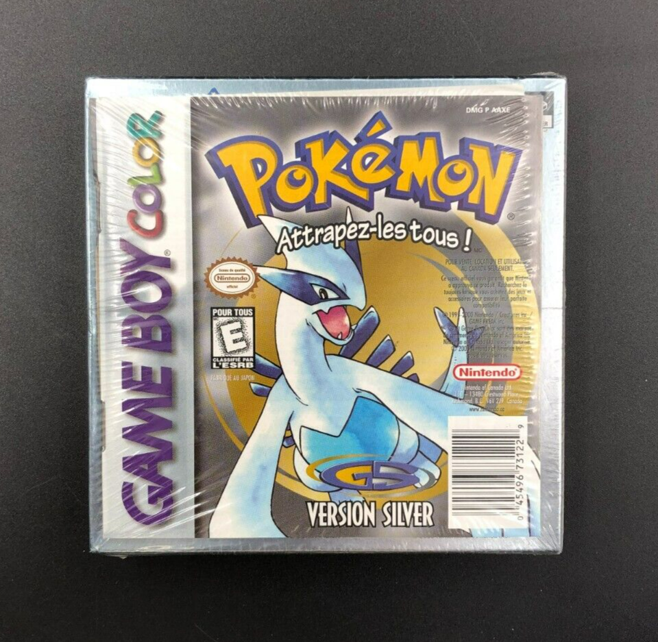 Pokemon: Silver Version (Game Boy Color, GBC) Canadian Variant - NEW SEALED