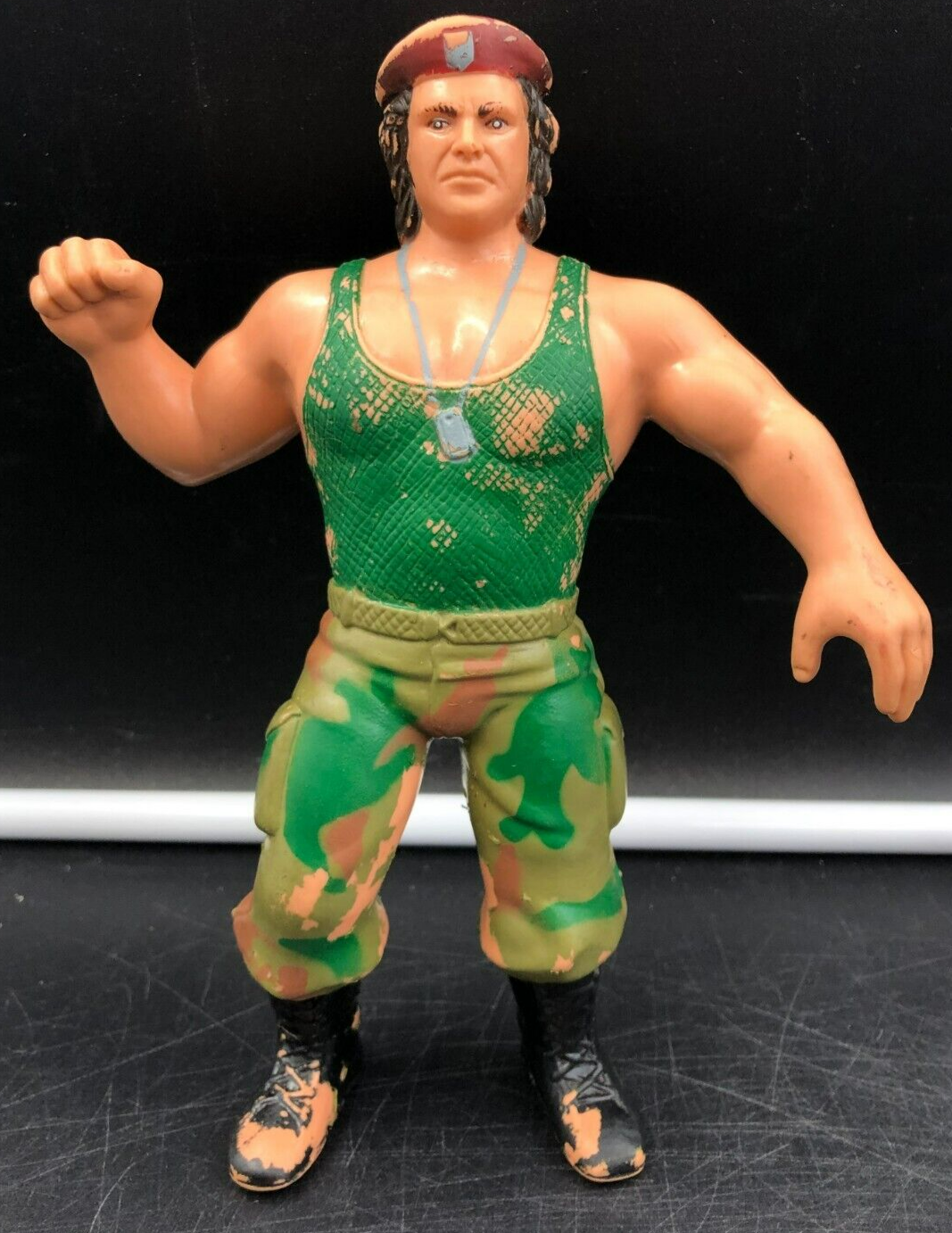 1986 Titan Sports LJN WWF 8" CORPORAL KIRCHNER Wrestling Figure
