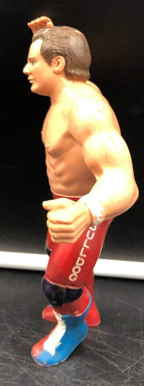1986 Titan Sports LJN WWF 8" BRITISH BULLDOG DYNAMITE KID (Slicked Hair) Figure