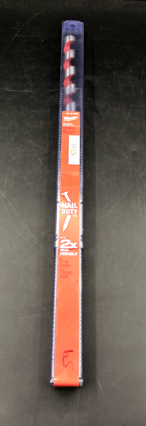 MILWAUKEE 3/4 by 18" SHIP AUGER BIT 48-13-5750 *BRAND NEW, SEALED*