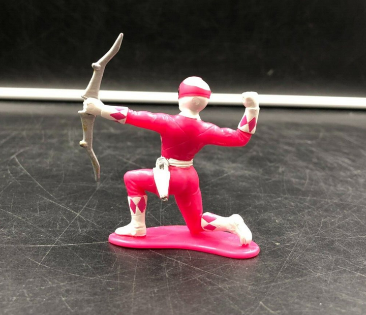 1993 Bandai Mighty Morphin Power Rangers - 3" Pink Ranger Mini Figure