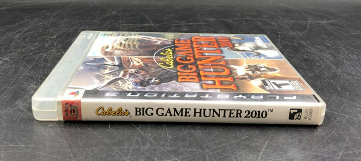 Cabela's Big Game Hunter 2010 (PlayStation 3, PS3) w/ EN/FR Manuals