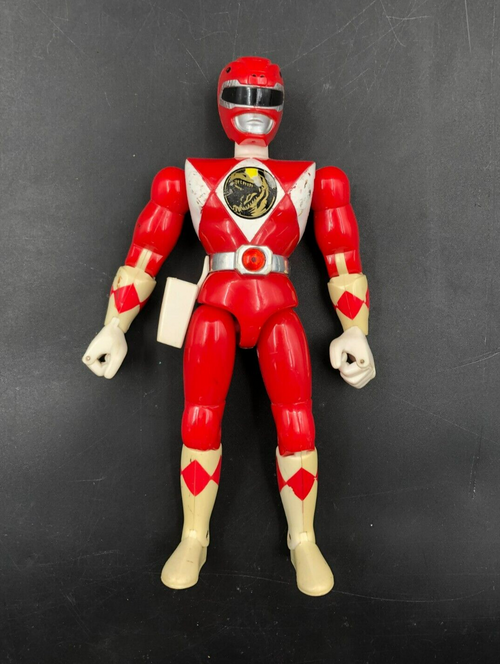 1993 Bandai Mighty Morphin Power Rangers - 8" Red Ranger Action Figure