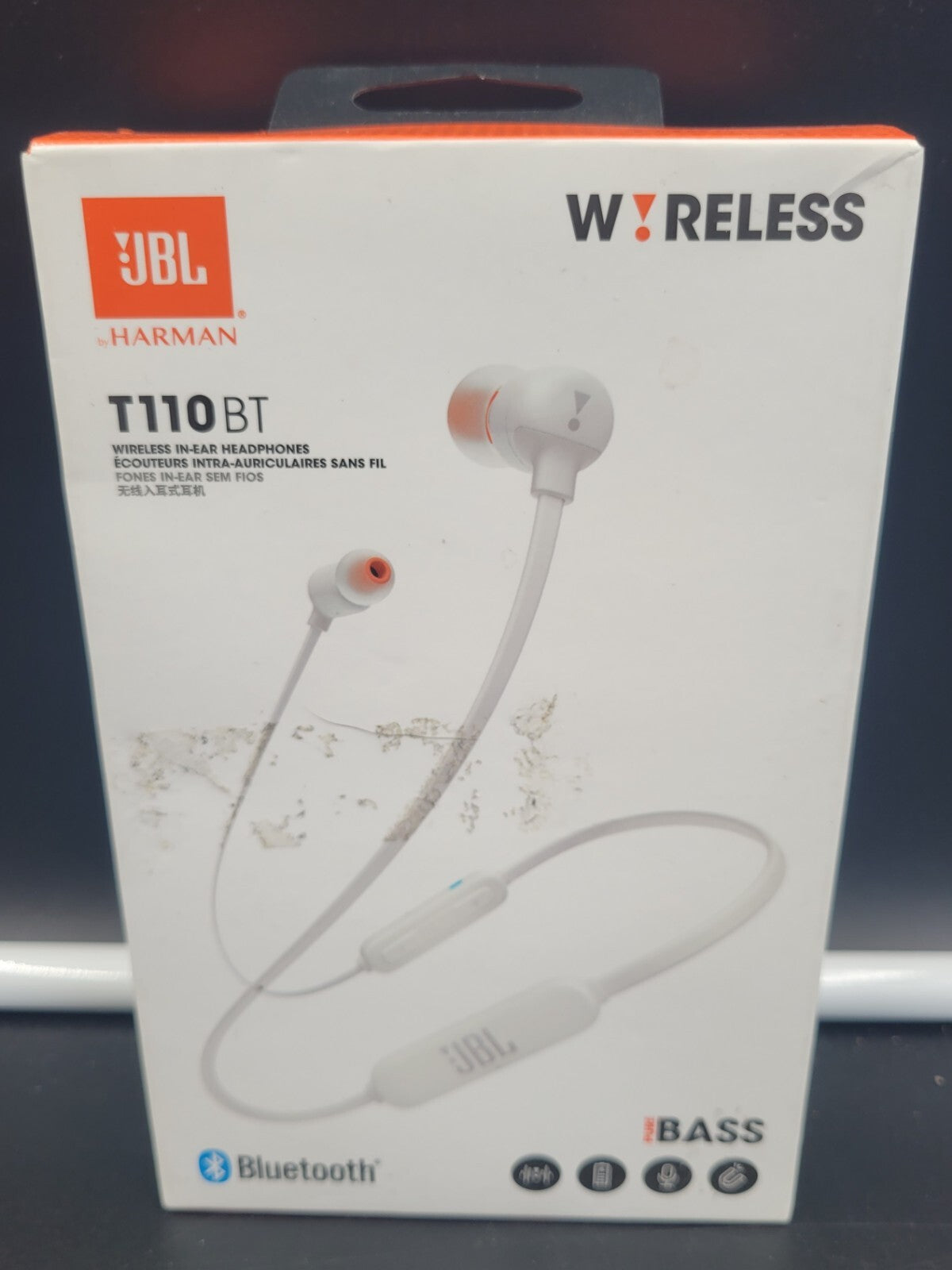 JBL HARMAN T110BT: Wireless In-Ear Headphones *BRAND NEW, SEALED*