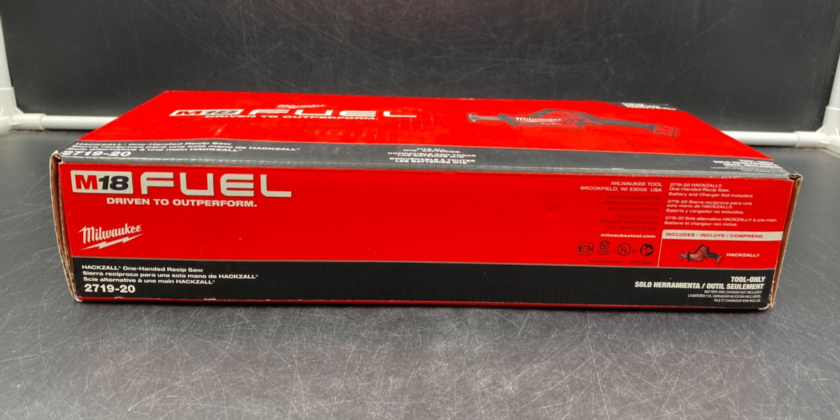 Milwaukee 2719-20 M18 Fuel Hackzall One-Handed Reciprocating Saw (Tool-Only) NEW