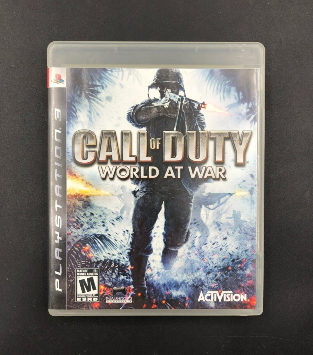 Call of Duty: World at War (Sony PlayStation 3, PS3) in Case w/ Manual
