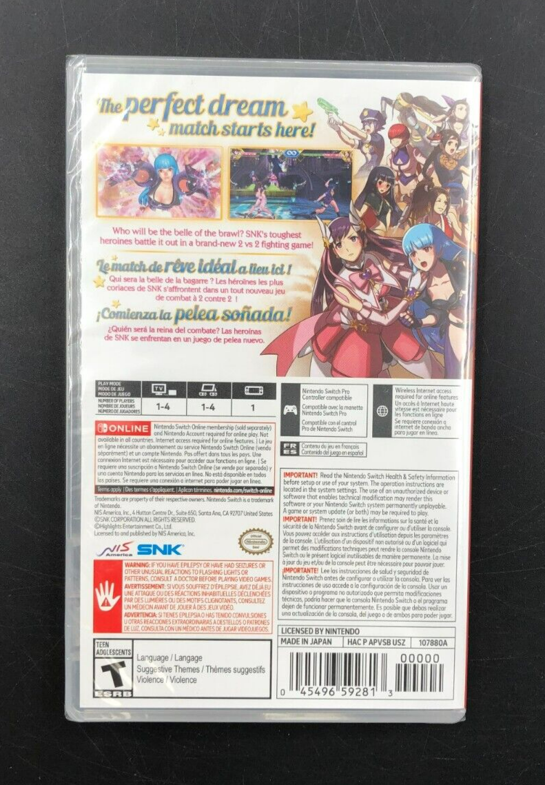 SNK Heroines: Tag Team Frenzy (Nintendo Switch) - NEW SEALED