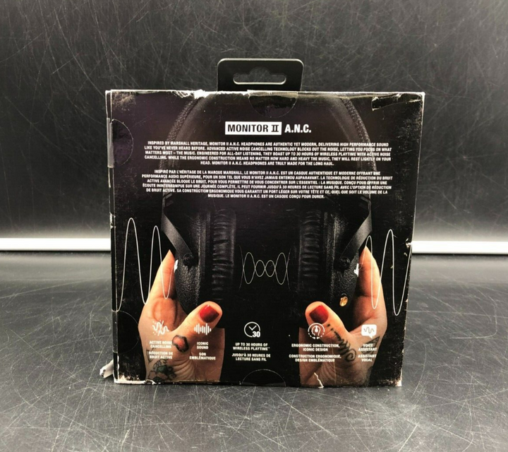 Marshall Monitor II A.N.C. Active Noise Cancelling BT Wireless Headphones - NEW