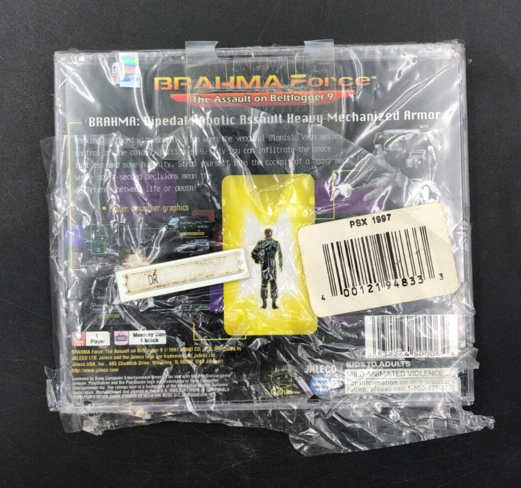 BRAHMA Force The Assault on Beltlogger 9 Sony PlayStation 1 - NEW