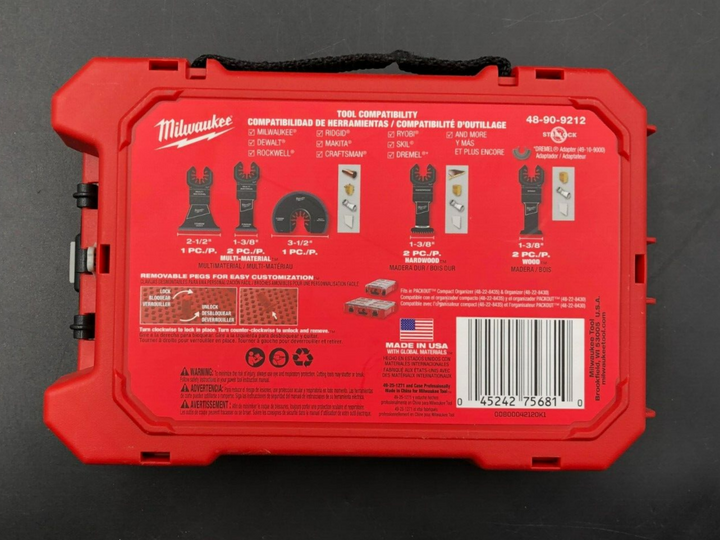 Milwaukee 48-90-9212 8pc. Multi-Tool Blade Set - Universal Fit - NEW