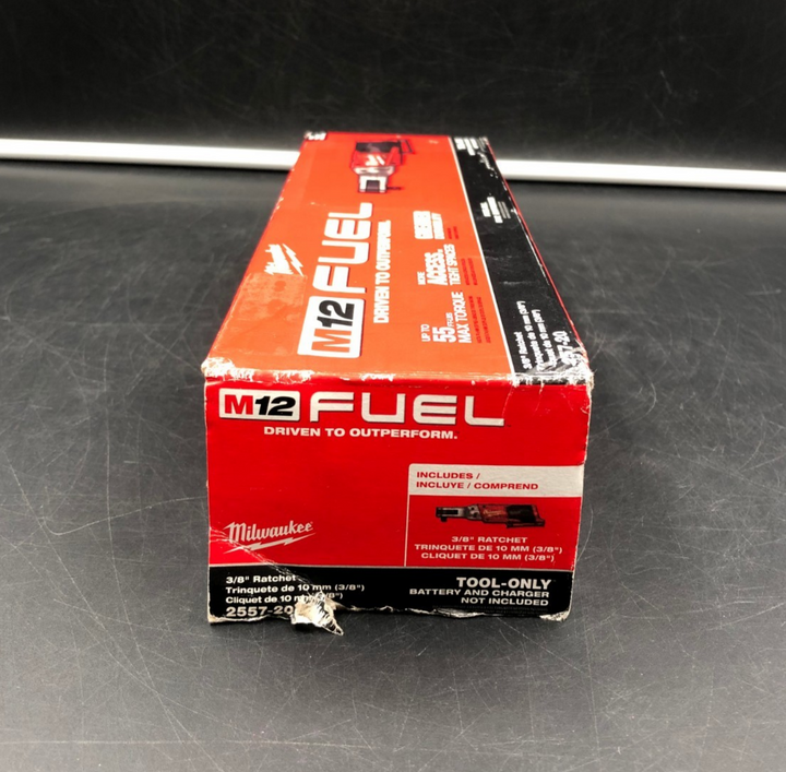 Milwaukee 2557-20 M12 Fuel 3/8" Ratchet (Tool-Only) - OPEN BOX