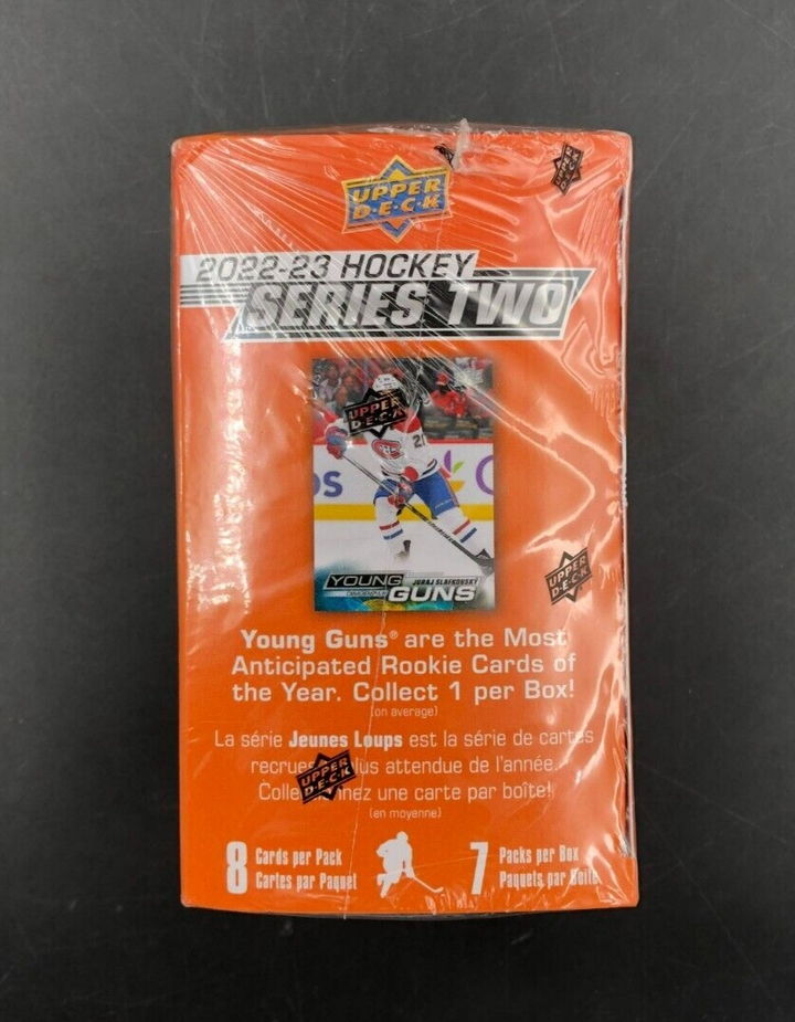 Upper Deck 2022-23 Hockey Series 2 NHL Trading Cards Blaster Box 7 Packs - NEW