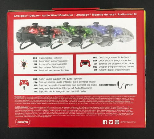 Nintendo Switch Afterglow Wired Controller - NEW