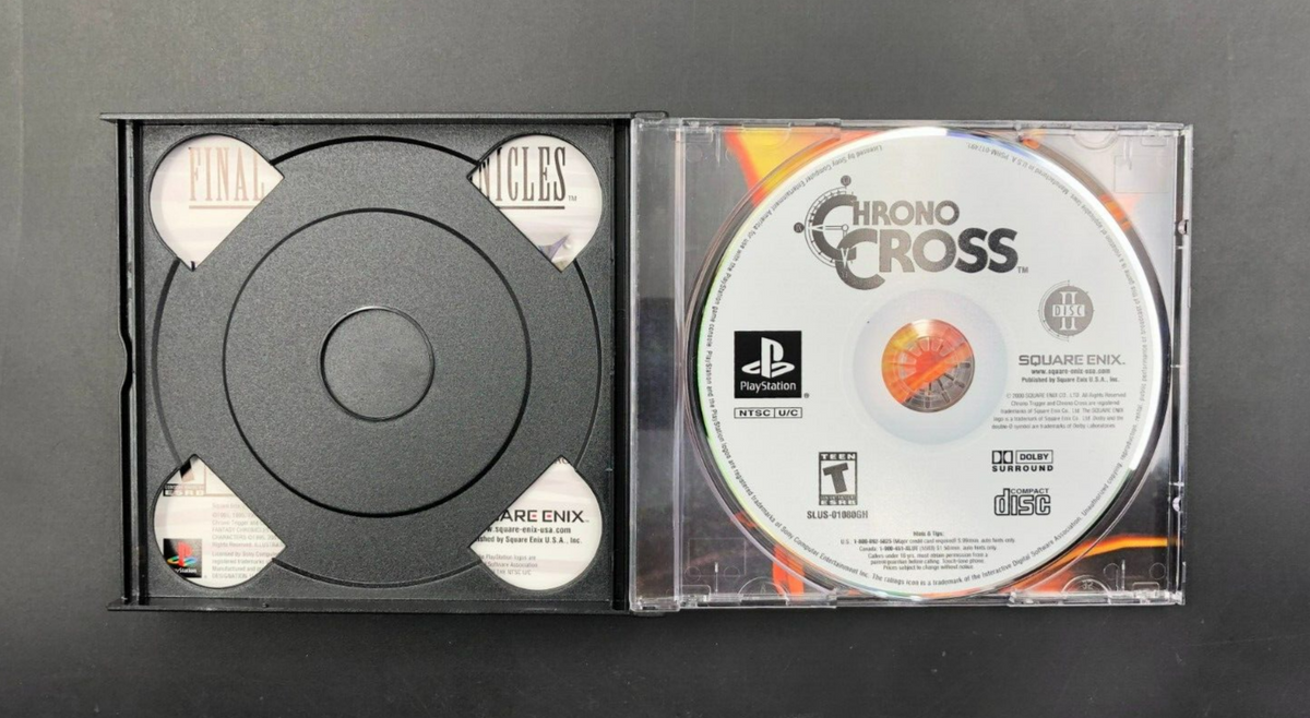 Chrono Cross (Sony PlayStation, PS1) 2-Disc in Case w/ Manual