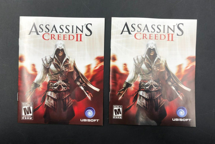 Assassin's Creed II (PlayStation 3, PS3) w/ EN/FR Manuals