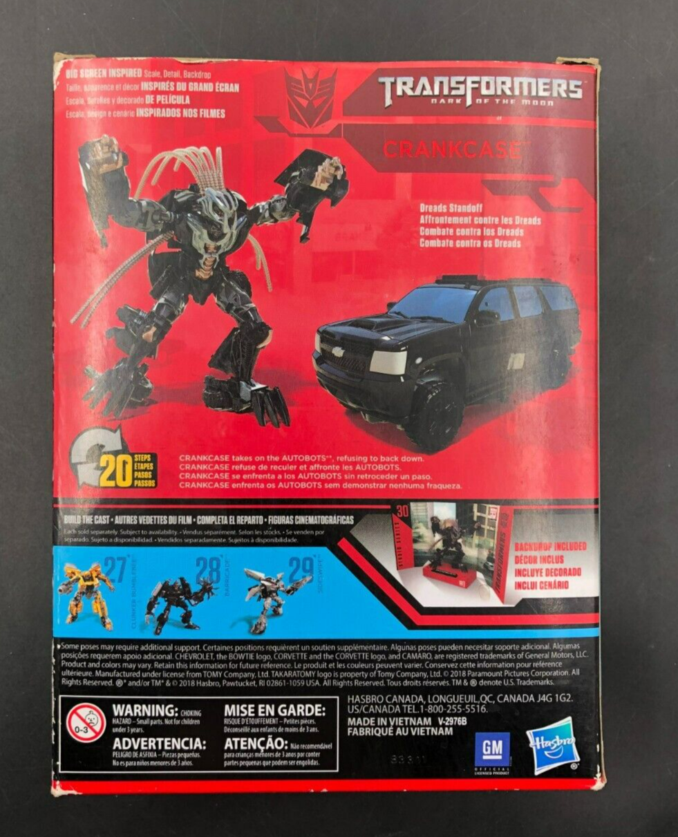 TOMY Studio Series #30 Transformers: Dark of the Moon - Crankcase Deluxe - NEW