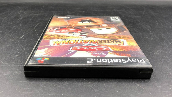 Cars: Mater-National Championship (Sony PlayStation 2, PS2) in Blockbuster Case