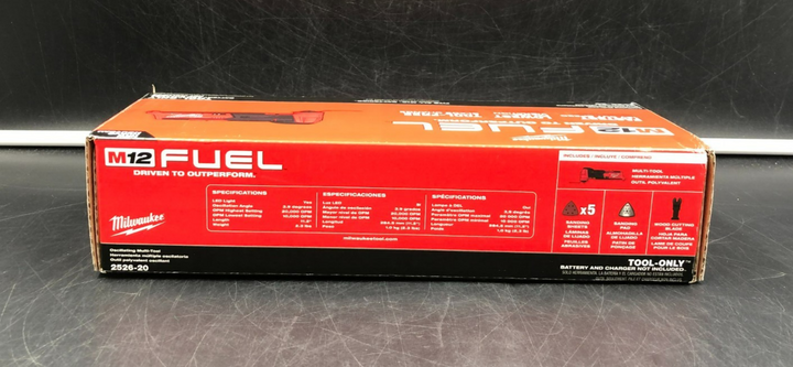Milwaukee 2526-20 M12 Fuel Oscillating Multi-Tool (Tool-Only)