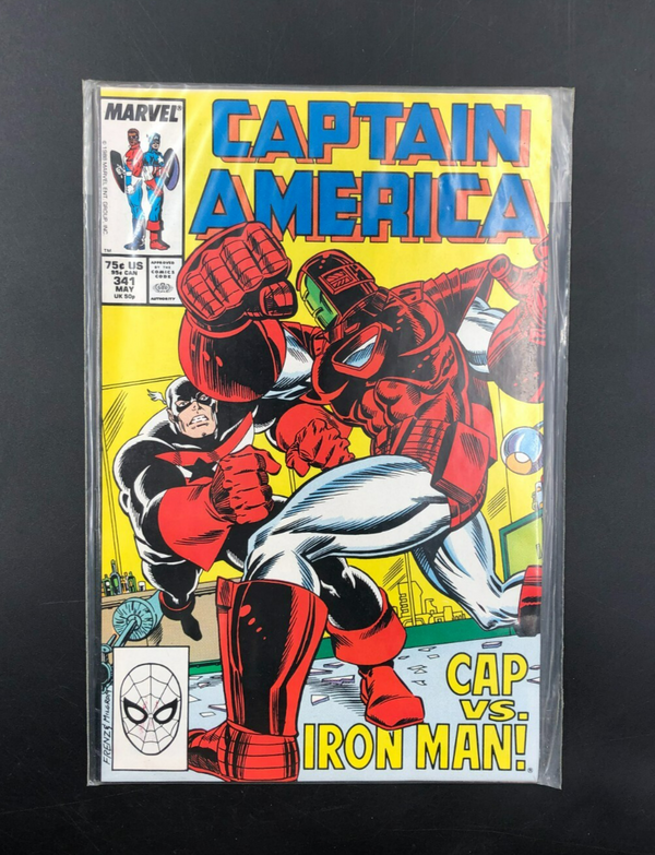 Captain America: Cap vs. Iron Man! Issue #341 (Marvel Comics) Comic Book Bagged