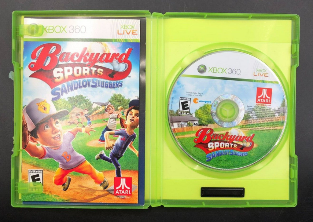 Backyard Sports: Sandlot Sluggers (XBOX 360) w/ Manual
