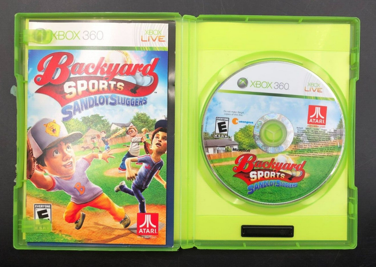 Backyard Sports: Sandlot Sluggers (XBOX 360) w/ Manual