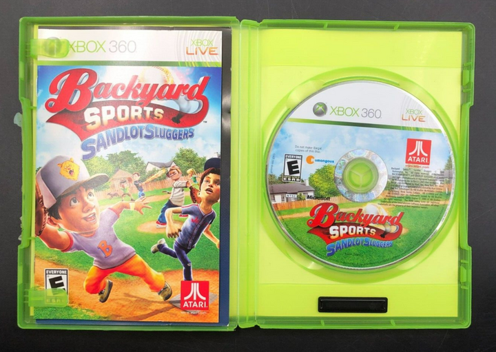 Backyard Sports: Sandlot Sluggers (XBOX 360) w/ Manual
