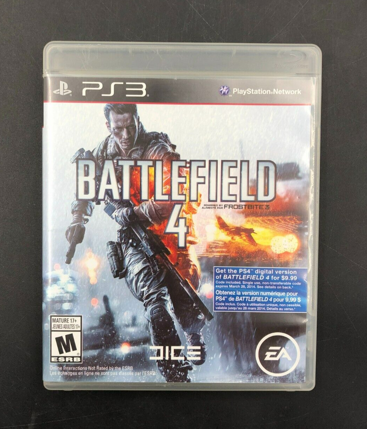 Battlefield 4 (PlayStation 3, PS3) w/ Manual + Insert