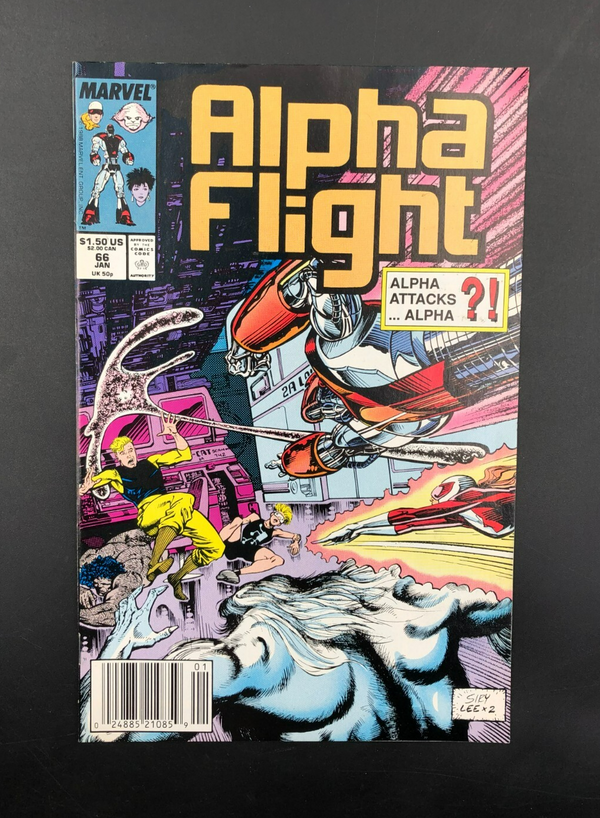 Alpha Flight: Alpha Attacks... Alpha?! Issue #66 (Marvel Comics) Comic Book