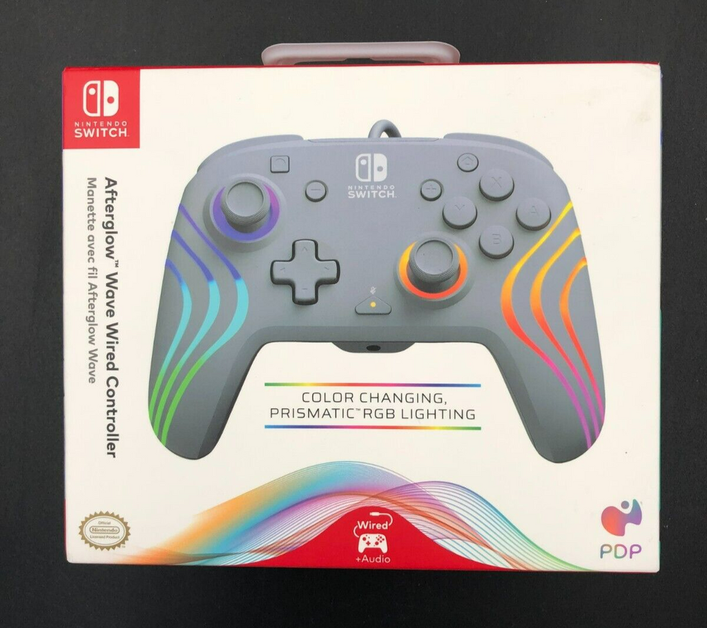 Nintendo Switch Afterglow Wave Wired Controller - NEW~~