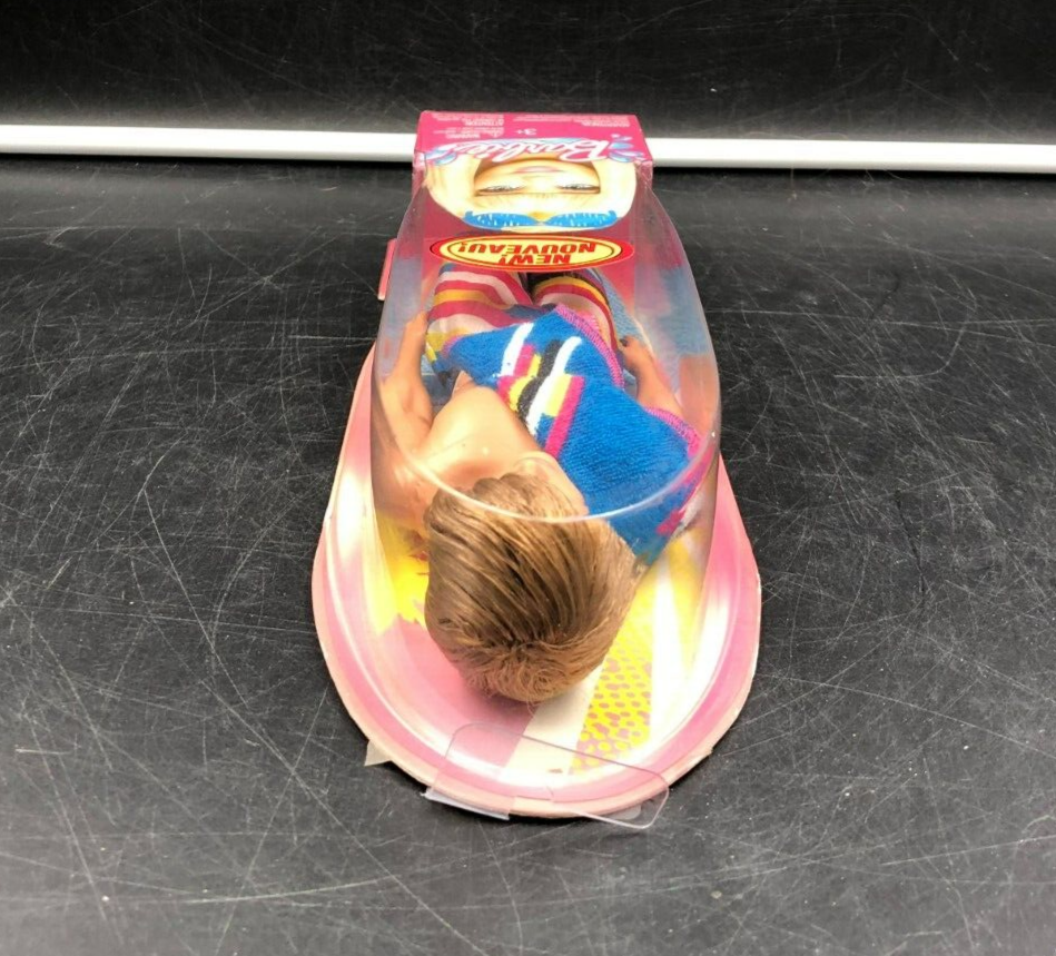 2010 Mattel: Barbie - Bath Play Beach Ken Doll with Striped Swim Trunks - NEW