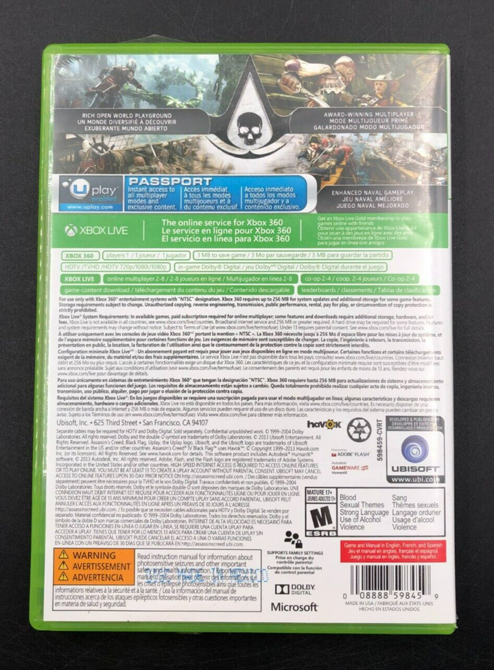 Assassin's Creed Black Flag Special Edition XBOX 360