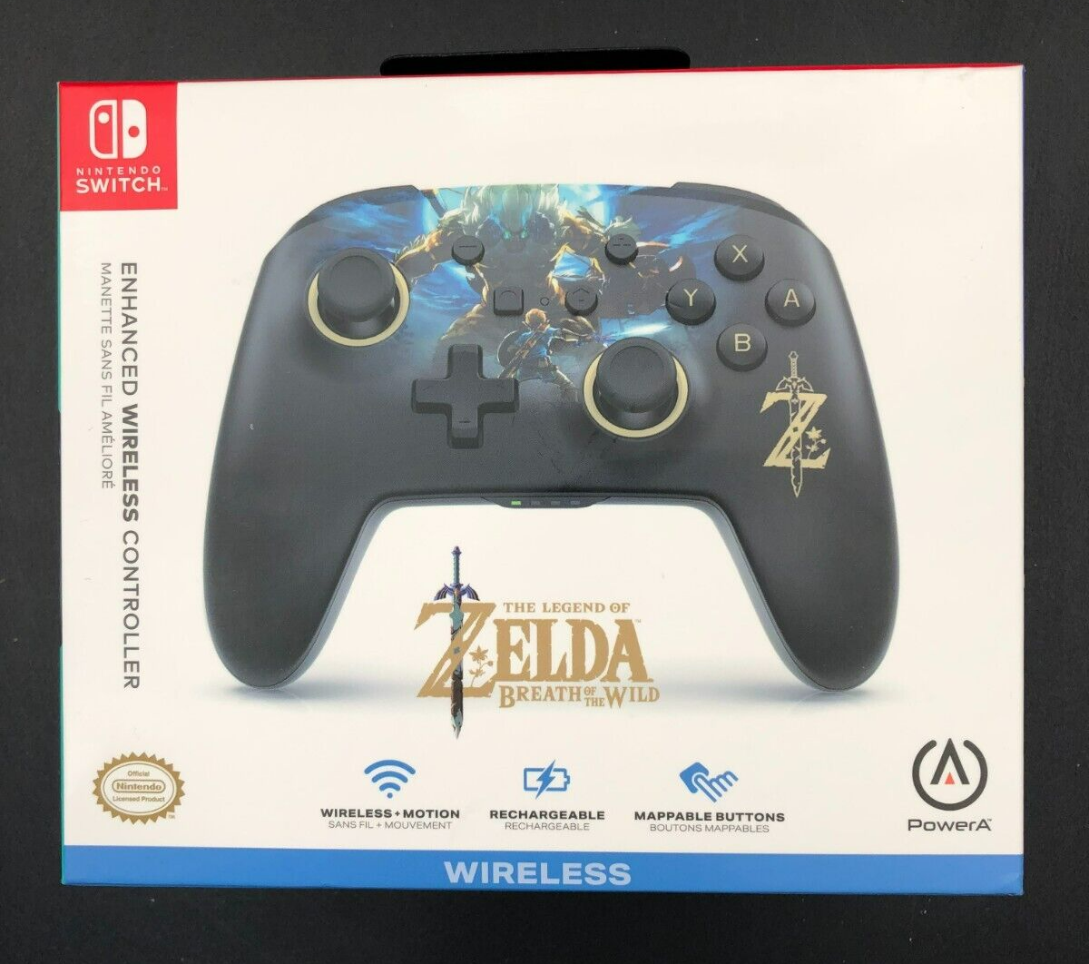 Nintendo Switch Enhanced Wireless Controller - Zelda BOTW - NEW