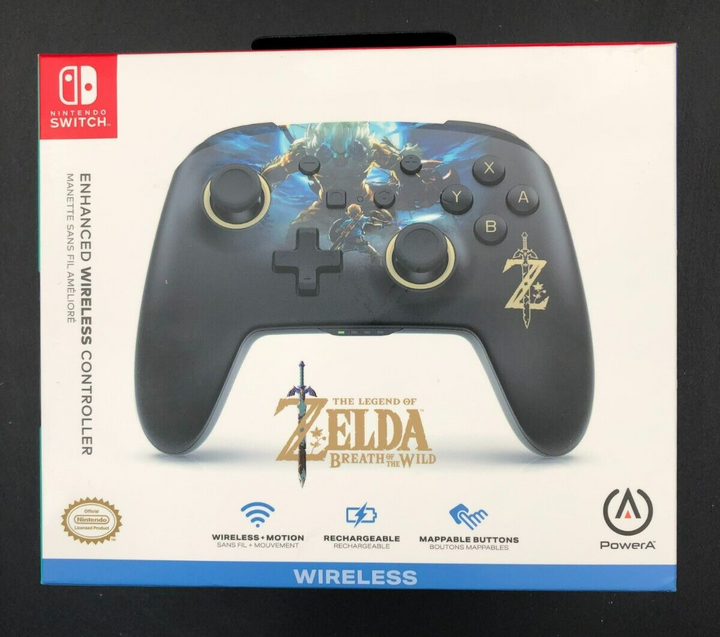 Nintendo Switch Enhanced Wireless Controller - Zelda BOTW - NEW