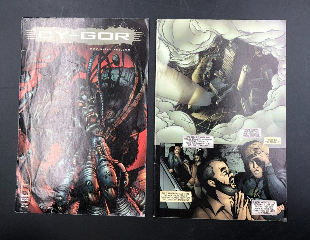 Cy-Gor Issue #02 (Image Comics) Comic Book *Cover Separated*