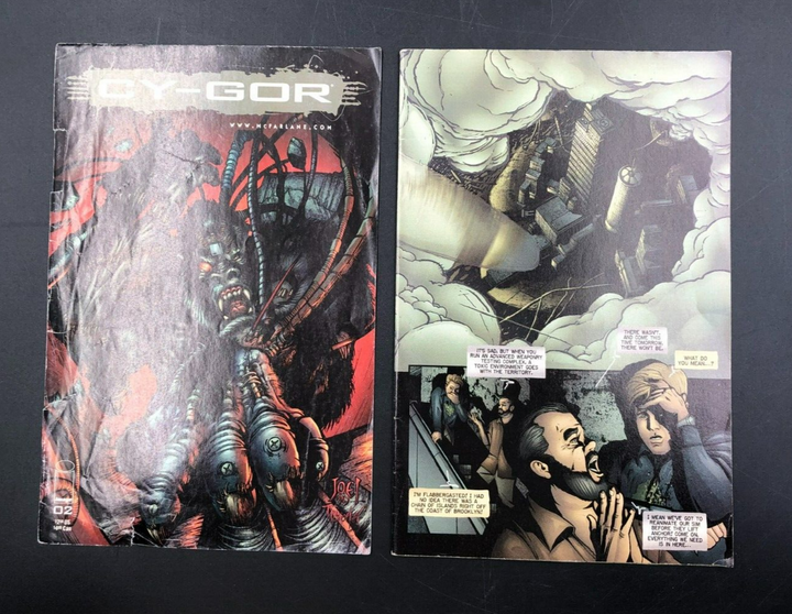Cy-Gor Issue #02 (Image Comics) Comic Book *Cover Separated*