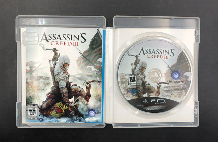 Assassin's Creed III - Signature Edition (PlayStation 3, PS3) w/ Manual + Insert