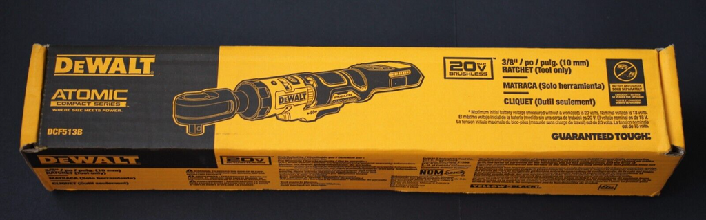 DEWALT DCF513B ATOMIC 20-Volt MAX Cordless 3/8 in. Ratchet (TOOL ONLY) NEW