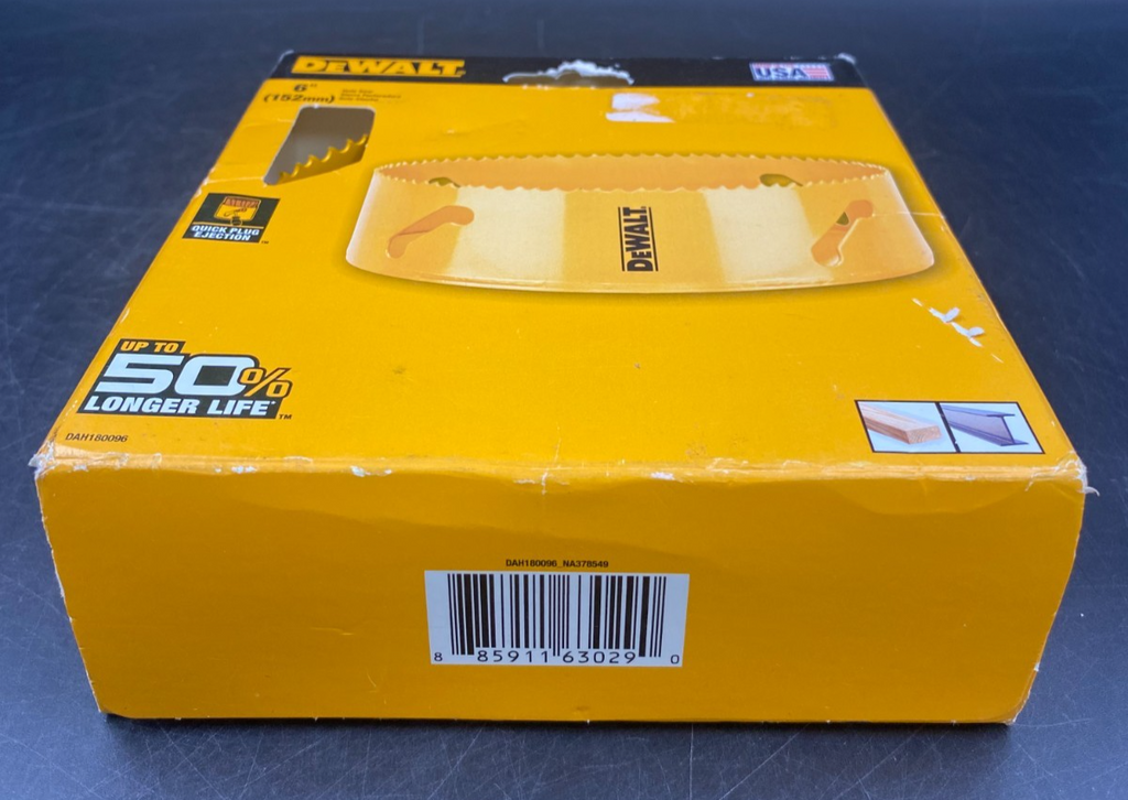 DEWALT 6" (152MM) HOLE SAW DAH180096 *BRAND NEW, SEALED*