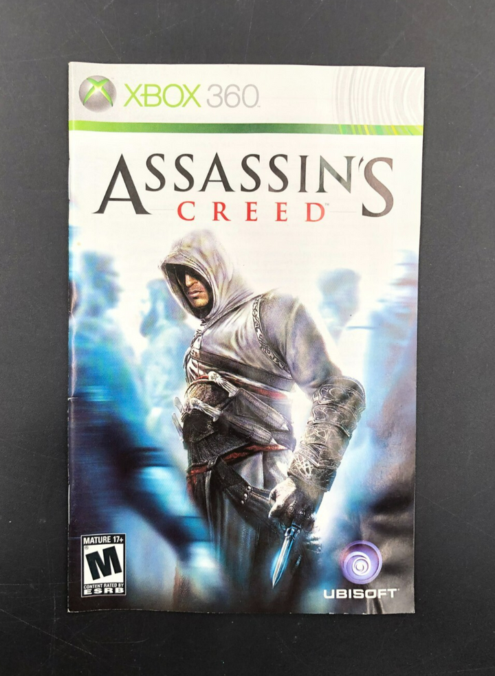 Assassin's Creed (Microsoft XBOX 360) w/ Manual
