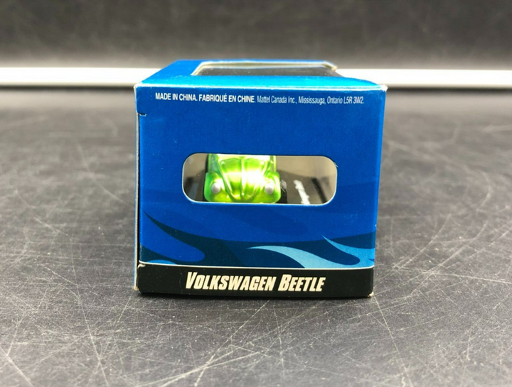 2007 Hot Wheels 1:87 Scale Volkswagen Beetle Green Diecast Car - NEW