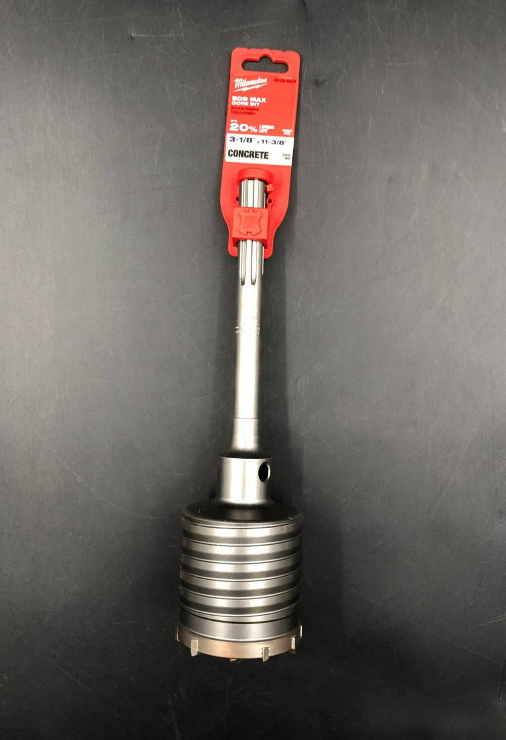 Milwaukee 48-20-5420 3-1/8" x 11-3/8" Concrete SDS Max Core Bit - NEW