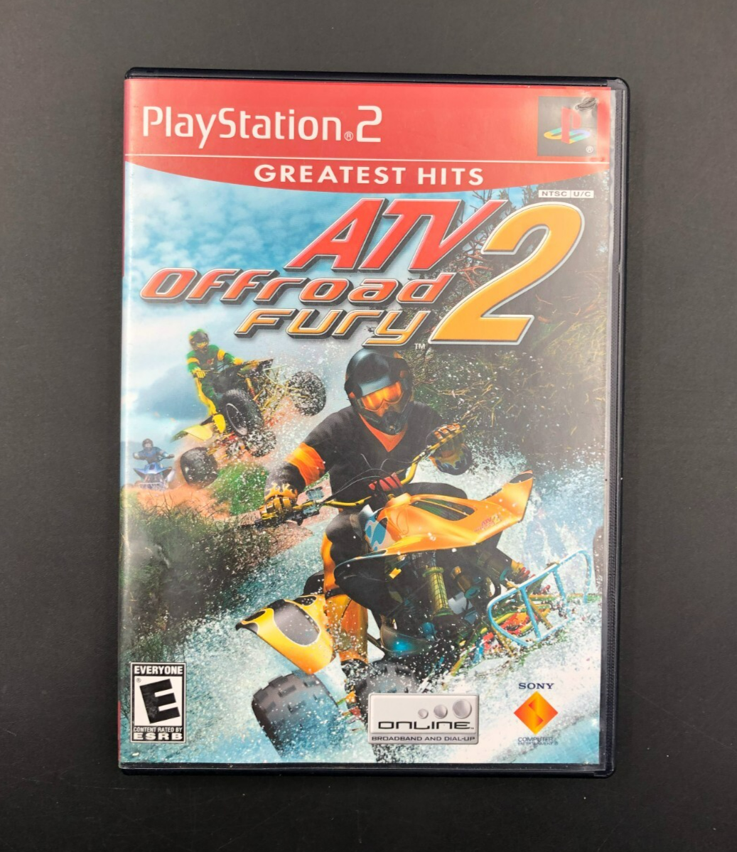 ATV Offroad Fury 2 - Greatest Hits (PlayStation 2, PS2) w/ Manual