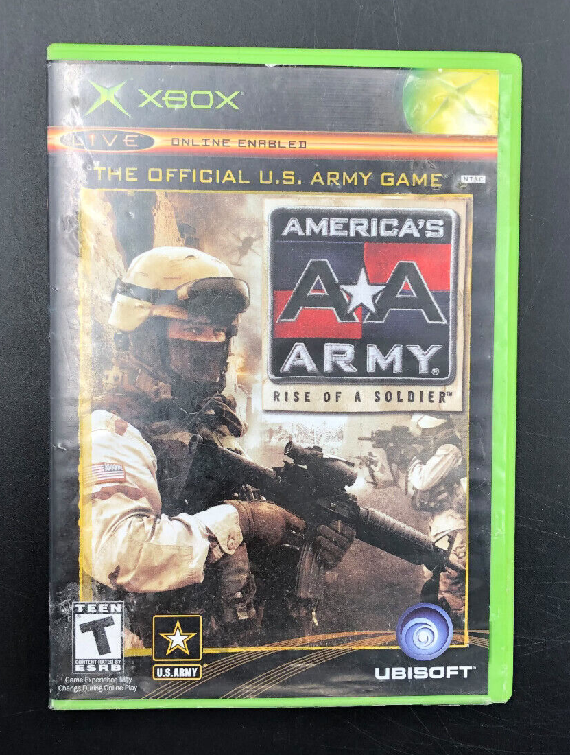 America's Army: Rise of a Soldier (Microsoft XBOX) w/ Manual