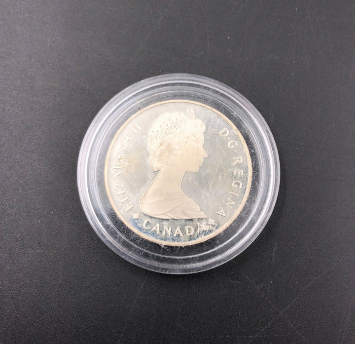 1885-1985 $1 National Parks Silver Canada Dollar Queen Elizabeth II