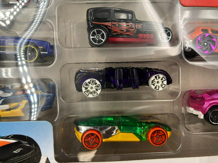 2019 Hot Wheels 10 Die-Cast Car Pack 1:64 Scale (54886) - NEW
