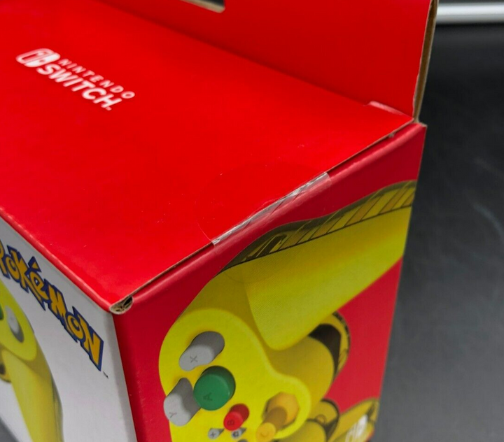 Hori Nintendo Switch Wired Pokemon Pikachu Yellow Battle Pad Controller - NEW