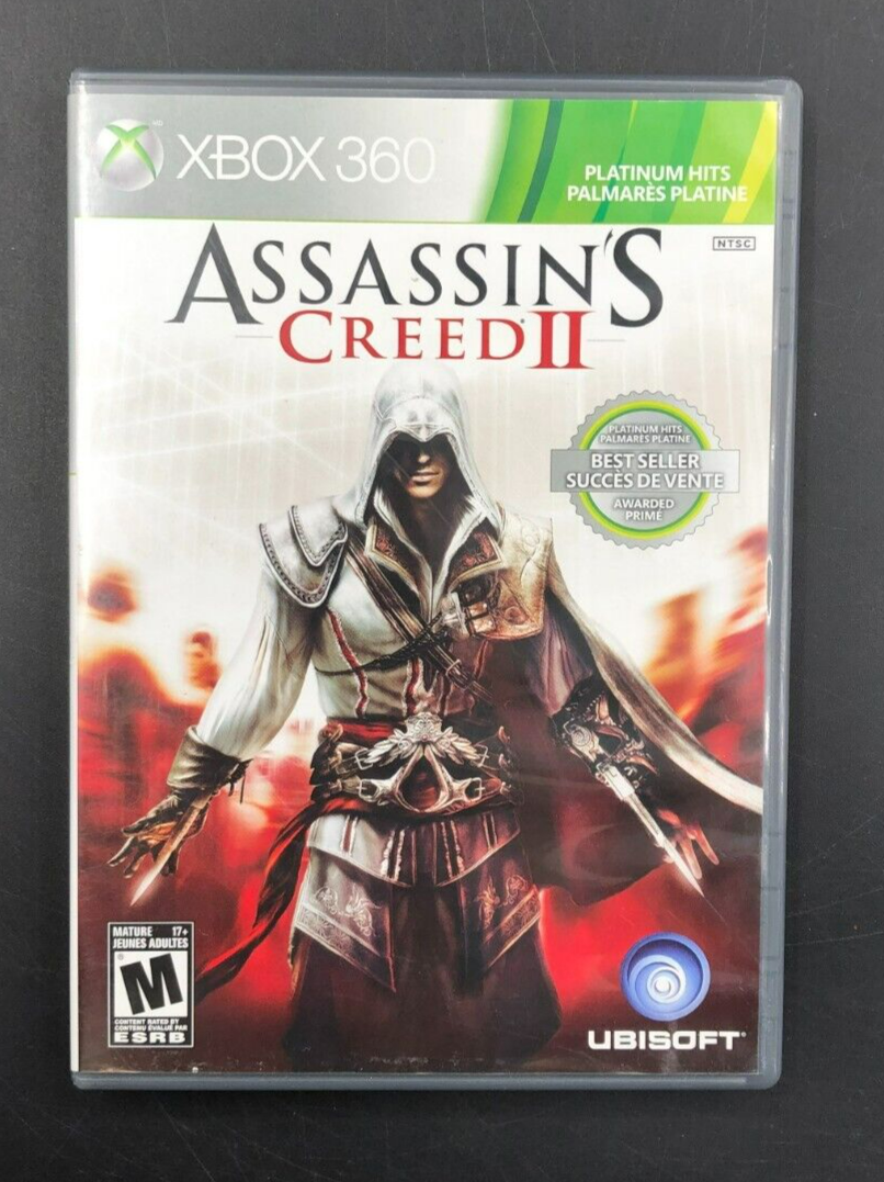 Assassin's Creed II - Platinum Hits (XBOX 360) w/ Manual